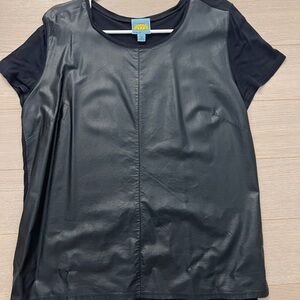 C&C California leather tee